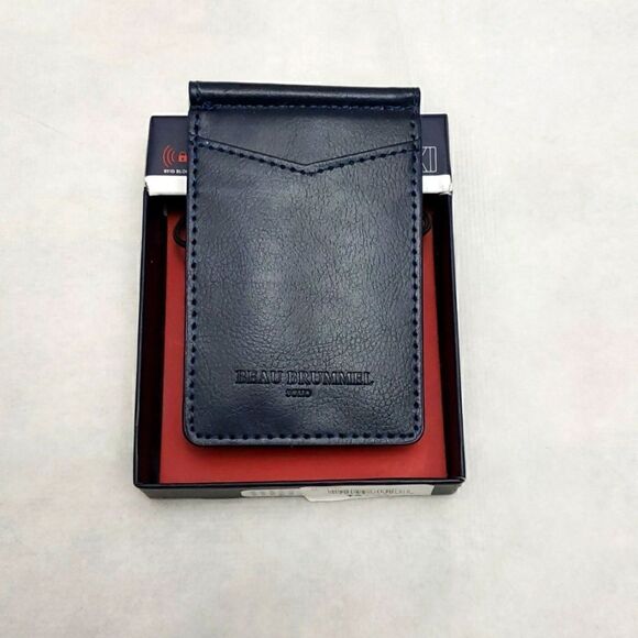 Beau Brummel Soho Money Clip Slim Pocket Wallet New - Picture 3 of 5